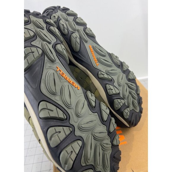 Merrell Men's Accentor 3 Waterproof Mid Hiking Boots Olive Sz. 10 W(EE) New - Picture 7 of 8